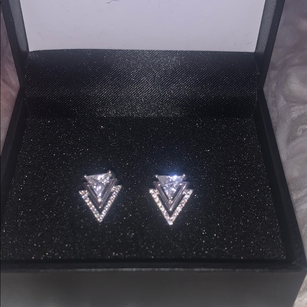 sterling silver earrings never worn